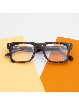 TED SMITH - Demi Brown Square Premium Italian Acetate Frame For Unisex (ALICE_C2)