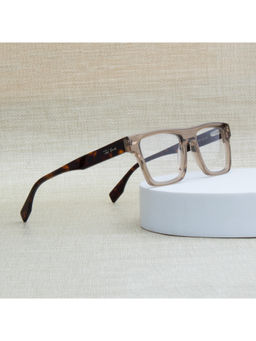 TED SMITH - Brown Square Premium Italian Acetate Frame For Unisex (BOYD_C6)
