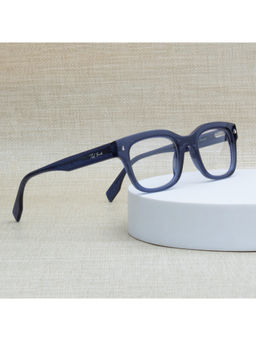 TED SMITH - Blue Square Premium Italian Acetate Frame For Unisex (DAWSON_C3)
