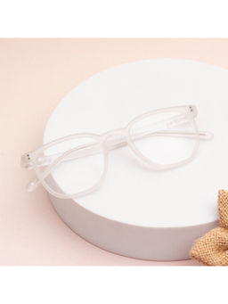 TED SMITH - White Square Tr90 Frame For Unisex (DOT_C6)