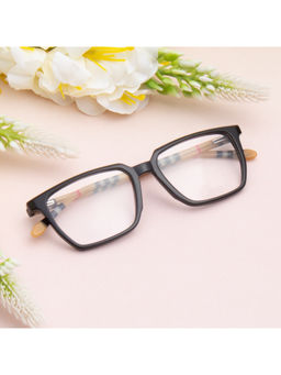 TED SMITH - Black Square Premium Italian Acetate Frame For Unisex (HARVEY_C1)