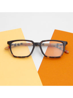 TED SMITH - Demi Brown Square Premium Italian Acetate Frame For Unisex (HARVEY_C2)