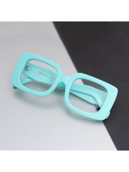 TED SMITH - Turquoise Square Premium Italian Acetate Frame For Unisex (KIMMY 2.0_C5)