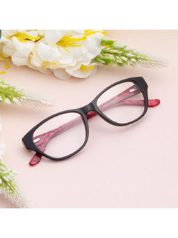 TED SMITH - Black Cat Eye Premium Italian Acetate Frame For Women (KRISTEN_C1)