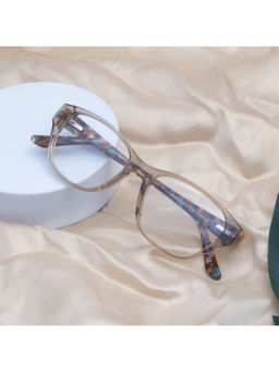 TED SMITH - Light Brown Cat Eye Premium Italian Acetate Frame For Women (KRISTEN_C5)