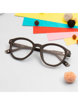 TED SMITH - Black Round Tr90 Frame For Unisex (RICK_C1F)