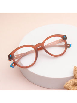 TED SMITH - Brown Round Tr90 Frame For Unisex (RICK_C63)