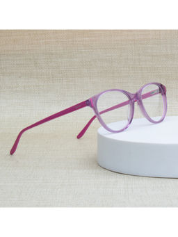 TED SMITH - Purple Cat Eye Premium Italian Acetate Frame For Women (SCARLET_C3)