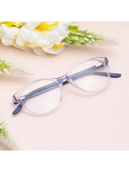 TED SMITH - Transparent Cat Eye Premium Italian Acetate Frame For Women (SCARLET_C6)