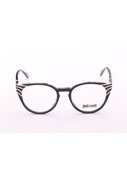 Just Cavalli - Shiny Black White Acetate Eyewear Frame (VJC046V51981FR) (51)