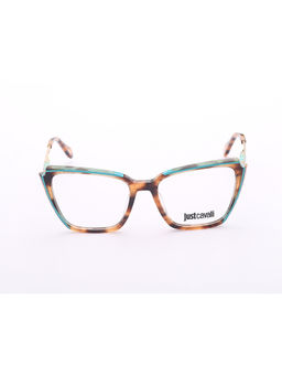 Just Cavalli - Shiny Brown Demi Blue Acetate Eyewear Frame (VJC05353XAPFR) (53)