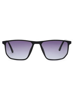 Scott Sunglasses - Gradient Grey Lens Wayfarer Sunglass Full Rim Black Frame (55)