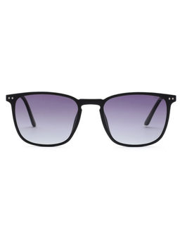 Scott Sunglasses - Gradient Grey Lens Wayfarer Sunglass Full Rim Black Frame (52)