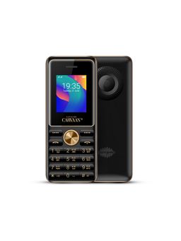 Saregama - Carvaan Mobile Keypad Phone Telugu M11 with 1500 Pre-Loaded Songs (Classic Black)