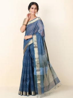 Fabindia - Cotton Silk Checks Sari