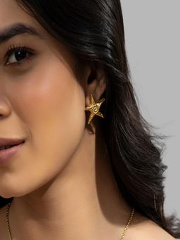 AQUASTREET - Starfish 18K Gold Plated Waterproof Anti-Tarnish Earrings