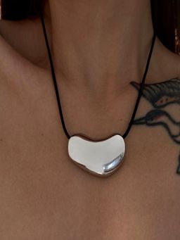 AQUASTREET - Heart Pendant 18K Silver Plated Waterproof Anti-Tarnish Necklace