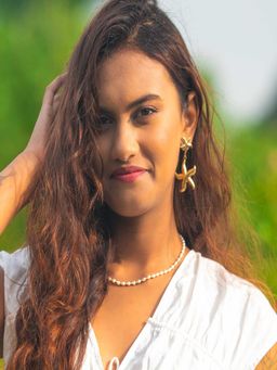 AQUASTREET - Dual Starfish 18K Gold Plated Waterproof Anti-Tarnish Drop Earrings