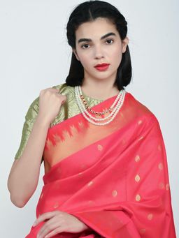 Odette - Alloy Pearl Embellished Necklace For Women