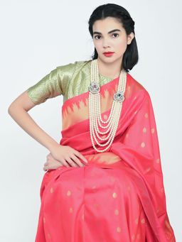 Odette - Alloy Pearl Embellished Necklace For Women