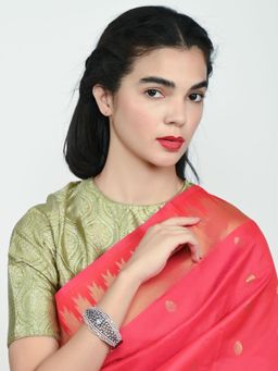 Odette - Alloy Stone Embellished Bracelet For Women