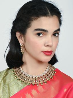 Odette - Alloy Kundan Jewellery Set For Women