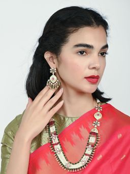 Odette - Alloy Kundan Jewellery Set For Women