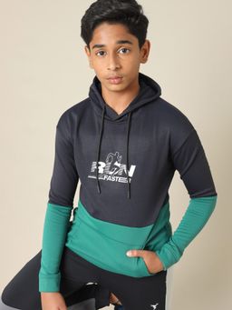 Technosport - Boys Black Polyester Hoodie