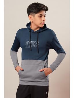 Technosport - Boys Blue Polyester Hoodie