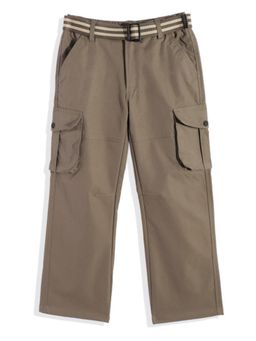 CAVIO - Boys Olive Cotton Cargos with Belt