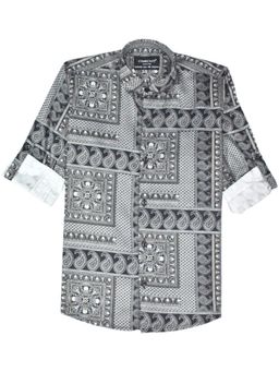 CHARCHIT - Boys Black Cotton Shirt