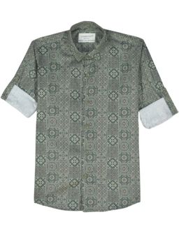 CHARCHIT - Boys Green Cotton Shirt