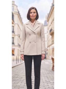 Pierre Carlo - Women Off White Coat