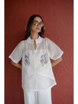 DAASH - Moon Weave White Top