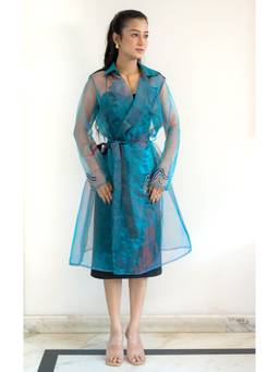 DAASH - Odette Blue Trench Coat