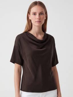 Cover Story - Dolly Dark Brown Top
