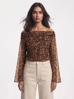 Cover Story - Solange Maroon Top
