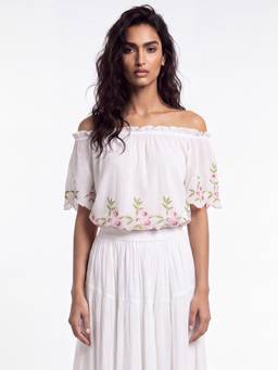 Cover Story - Remi Off White Top
