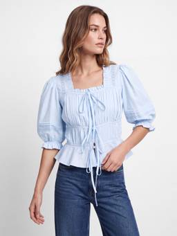 Cover Story - Esme Light Blue Top