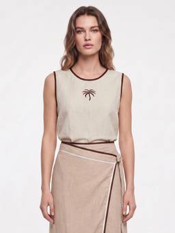 Cover Story - Charlotte Off White Top