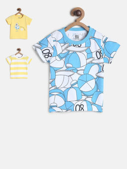 MINI KLUB - Baby Boys Multi-Color T-Shirt (Pack of 3)