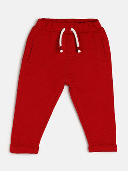 MINI KLUB - Baby Boys Red Knit Bottom