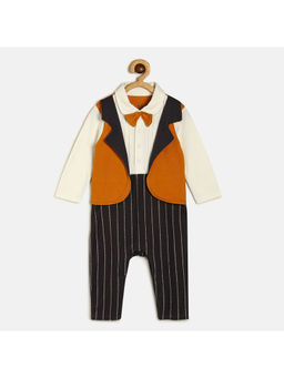MINI KLUB - Baby Boys Brown Romper