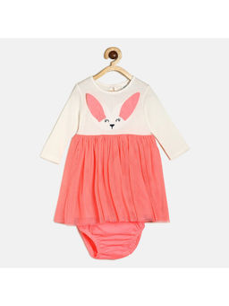 MINI KLUB - Baby Girls Pink Dress (Set of 2)