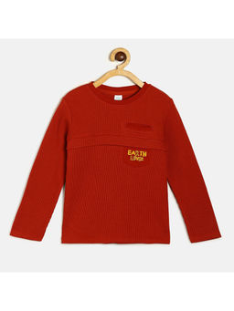 MINI KLUB - Kids Boys Maroon T-Shirt