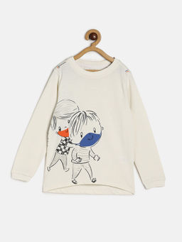 MINI KLUB - Kids Boys Off White T-Shirt