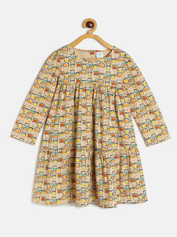 MINI KLUB - Kids Girls Beige Dress