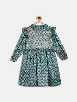 MINI KLUB - Kids Girls Green Dress