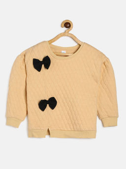 MINI KLUB - Kids Girls Beige Sweatshirt