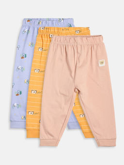 MINI KLUB - Baby Boys Multi-Color Knit Bottom (Pack of 3)